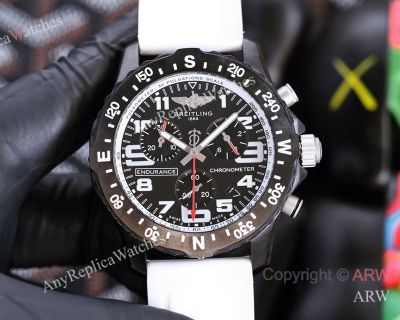 High Quality Replica BREITLING Endurance Vietnam Imported Rubber Strap Oversized 3/6/9 Markers Face Dial Bi-Directional Rotating (N/S/E/W & 360° Scale) Bezel Stainless Steel Case Watch 44mm